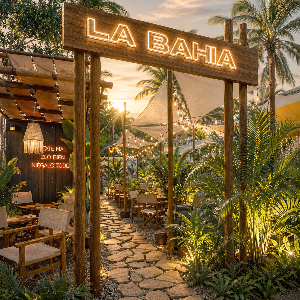 Render la Bahía Render Gastro-Bar, Tropical, playero