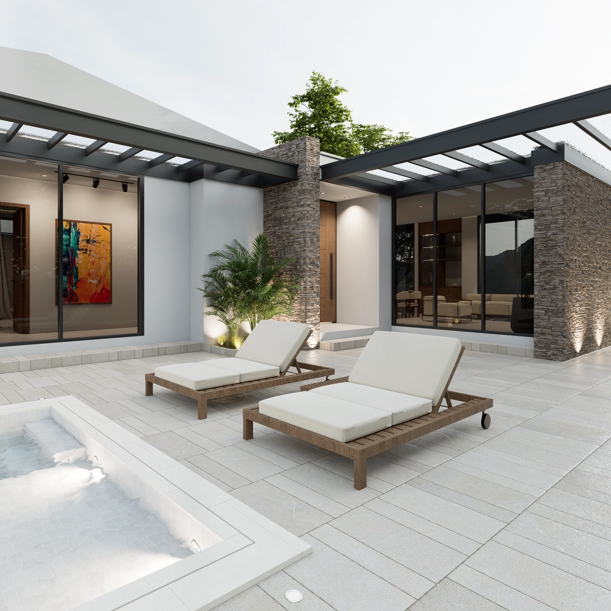 render arquitectonico casa las marias